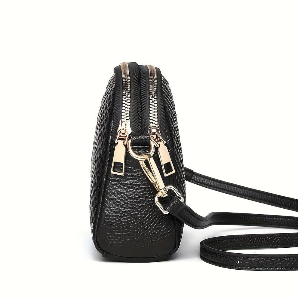 Isabella | Mini bolso cruzado en simil cocodrilo