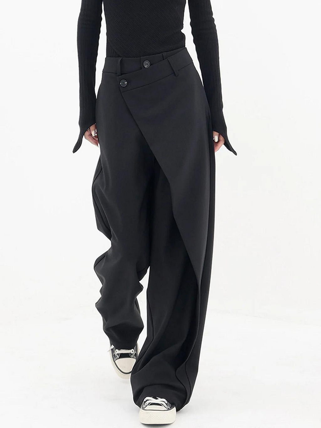 Valeria™ | Pantalones Holgados de Diseño Asimétrico