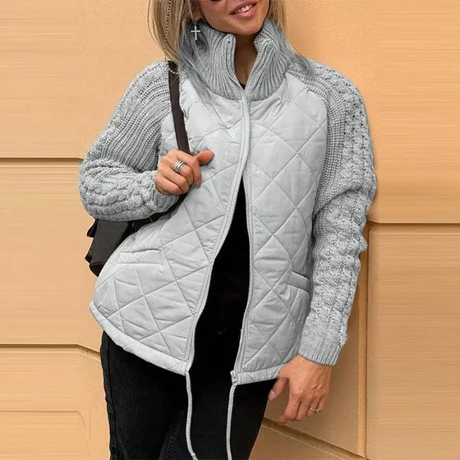 Sybil™ Chaqueta acolchada de mangas de punto