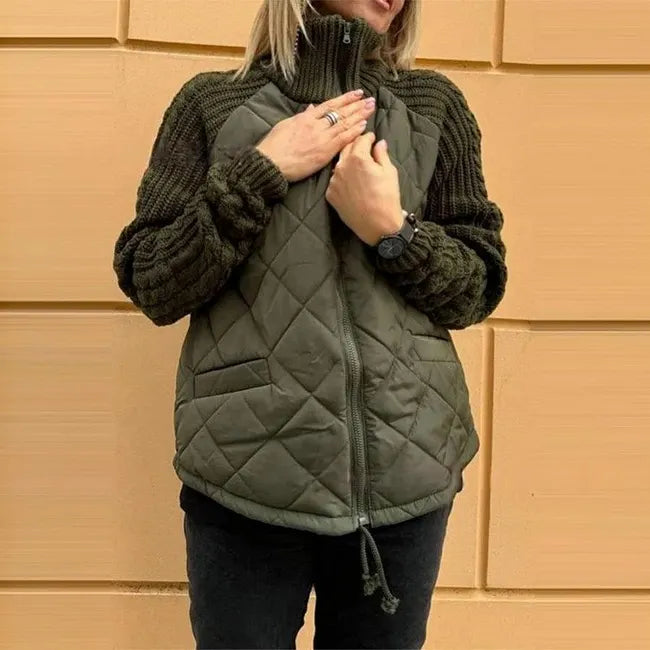 Sybil™ Chaqueta acolchada de mangas de punto
