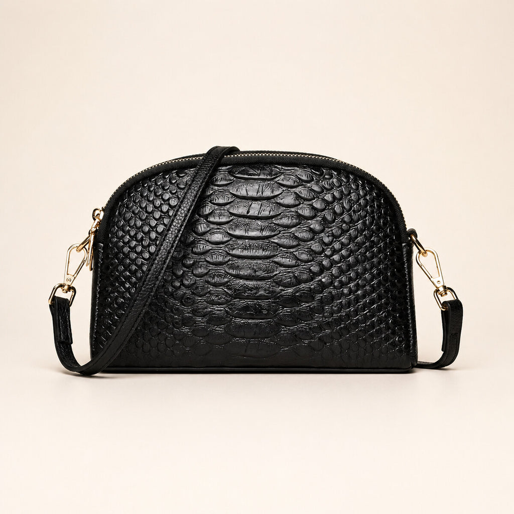 Isabella | Mini bolso cruzado en simil cocodrilo
