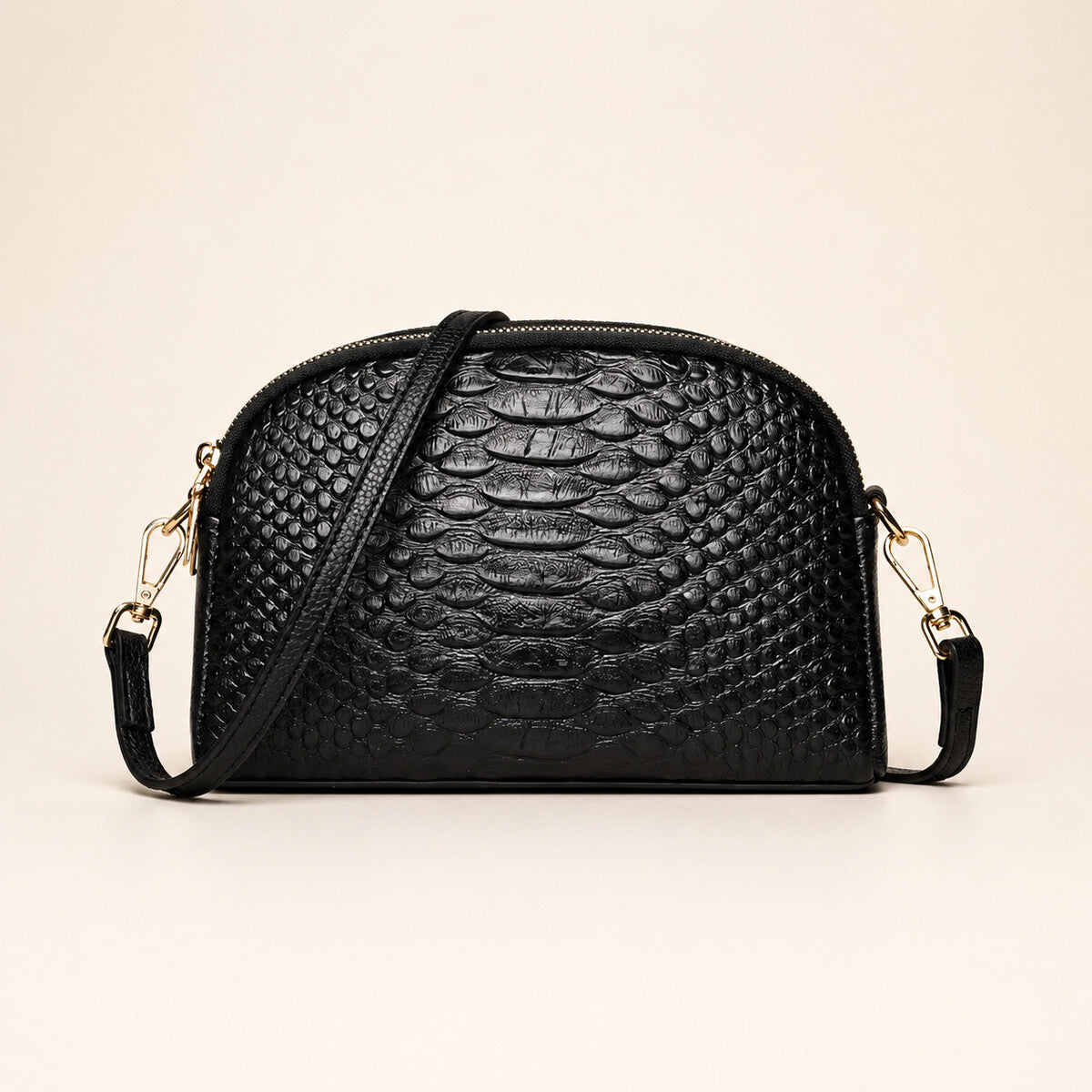 Isabella | Mini bolso cruzado en simil cocodrilo