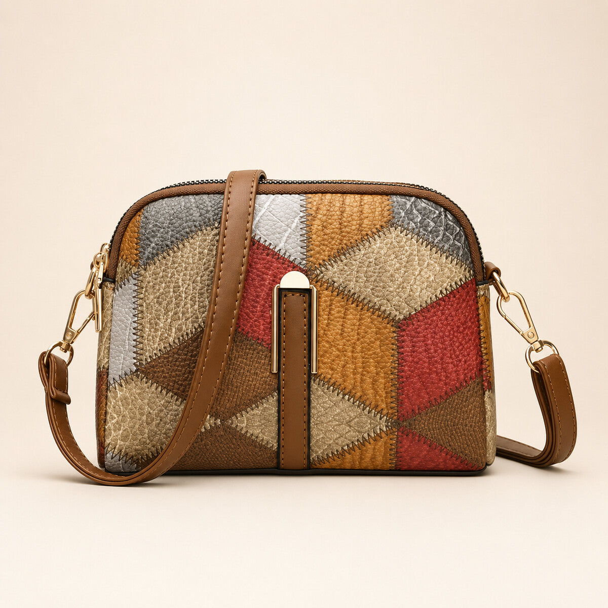 Luna | Bolso bandolera mini en patchwork