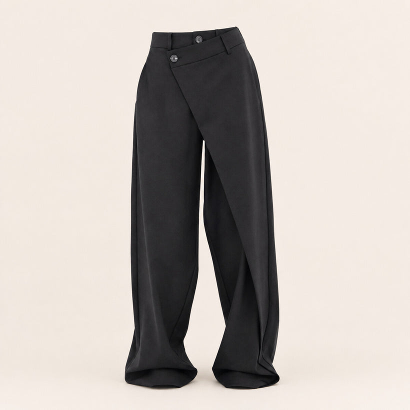 Valeria™ | Pantalones Holgados de Diseño Asimétrico
