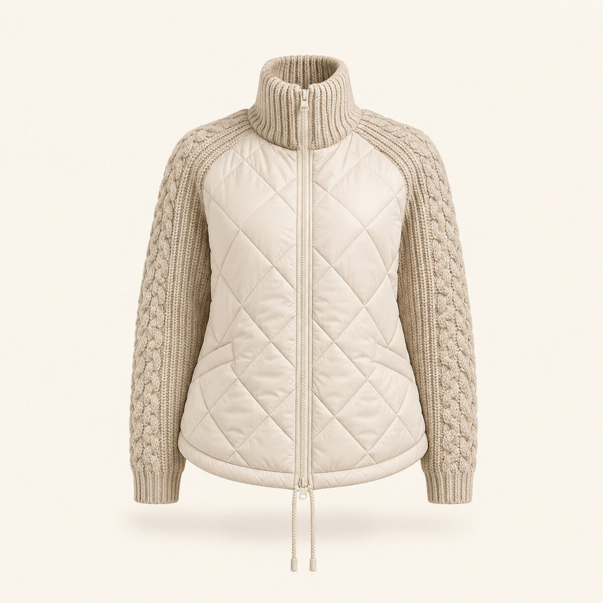 Sybil™ Chaqueta acolchada de mangas de punto
