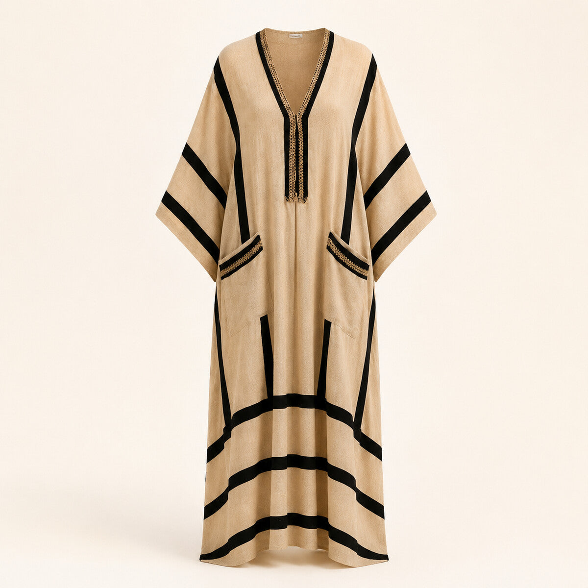 Blanche™ Vestido kaftán maxi a rayas