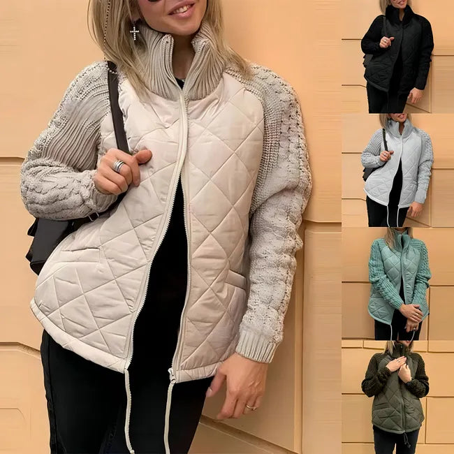 Sybil™ Chaqueta acolchada de mangas de punto