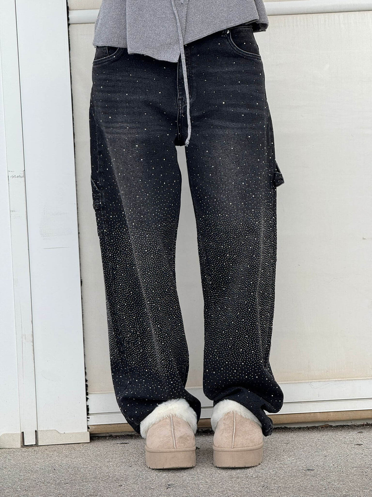 Esther | Pantalón vaquero brillante