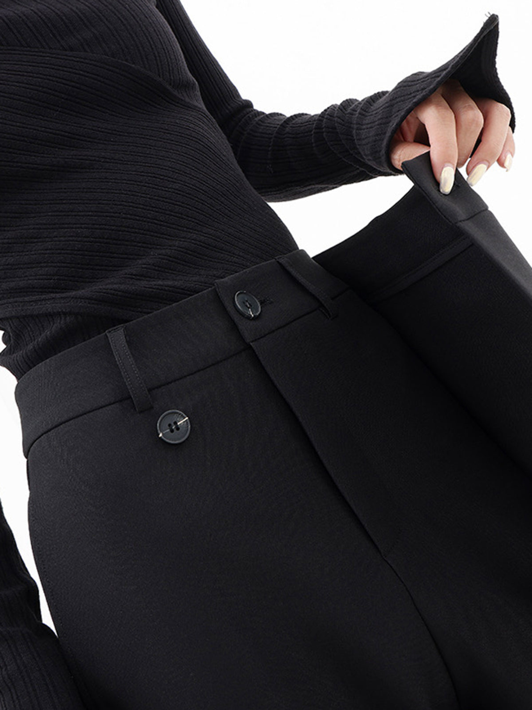 Valeria™ | Pantalones Holgados de Diseño Asimétrico