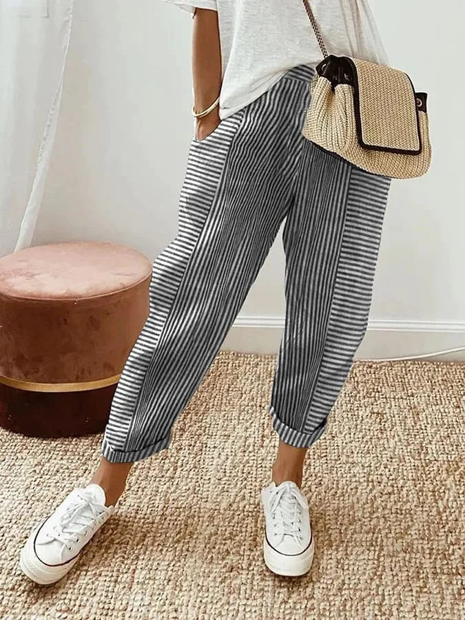 Lorena™ - Pantalón de Rayas